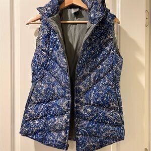 Patagonia Blue and Gray Patterned Vest